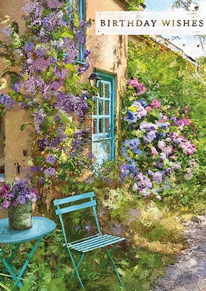 [AL-PLA0002] Foil Card-Wisteria Cottage