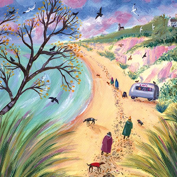 [AL-NH0005] Card-Beach Café