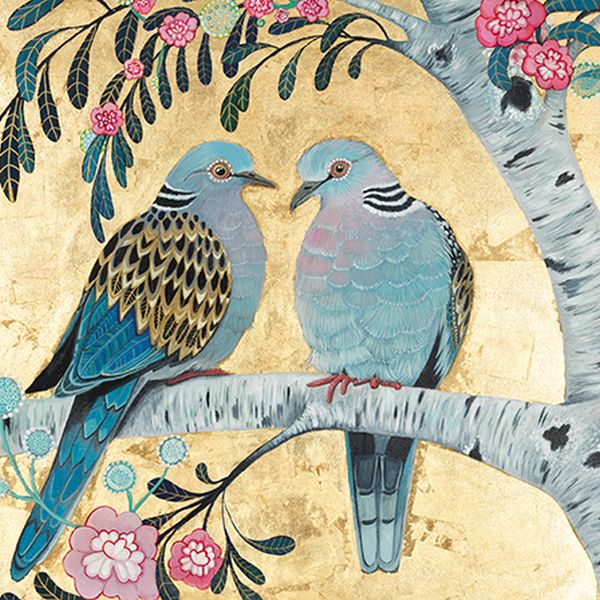 [AL-NH0008] Card-Turtle Doves