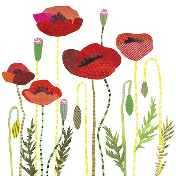 [AL-NH0011] Card-Poppies