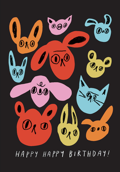 [BB-C-0176] Card-Happy Happy Birthday