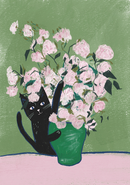 [NG-CC-VV082] Card-Vincat Roses