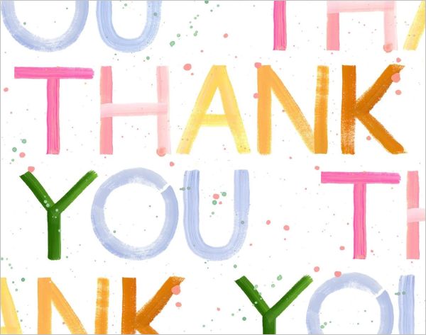 [OC-C-291004] Card-Block Thank you