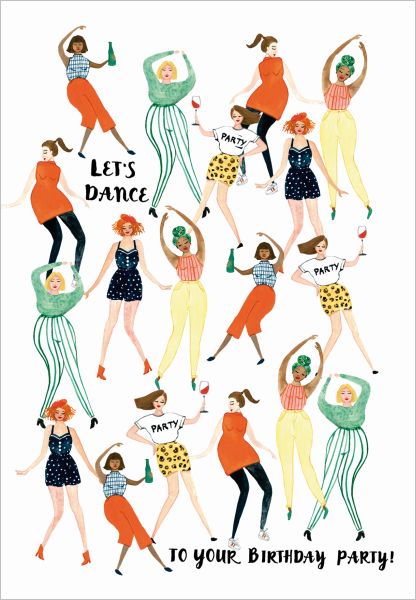 [RD-C-BD013] Card-Let's Party Invite