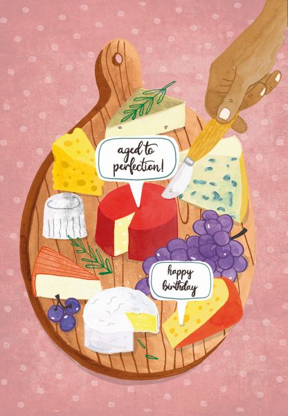 [RD-C-BD090] Card-Birthday Cheese