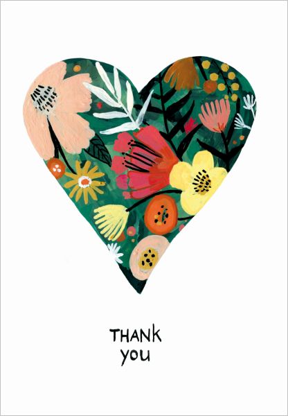 [RD-C-TY023] Card-Thank You Heart