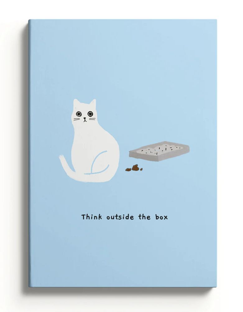 [OD-SN-OD-3-A5-59495] A5 Smooth Soft Cover Notebook-Outside The Box