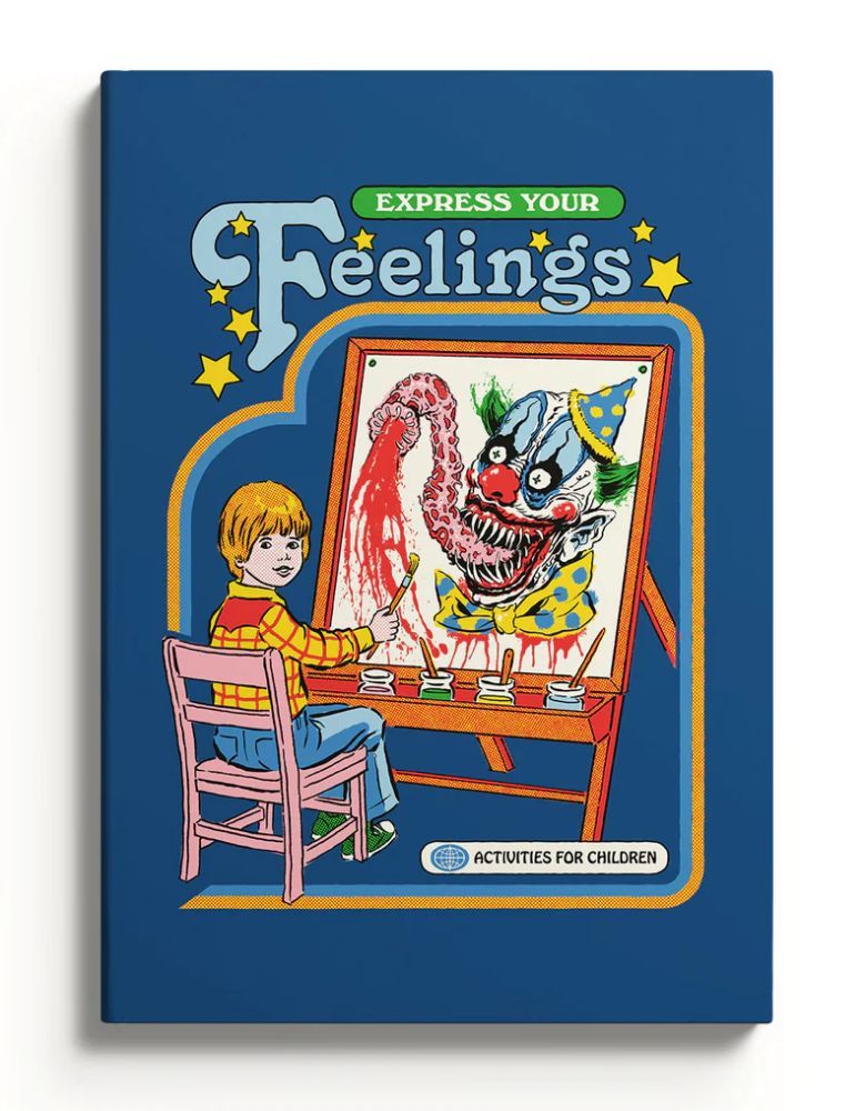 [OD-SN-OD-3-A5-59500] A5 Smooth Soft Cover Notebook-Express Your Feelings