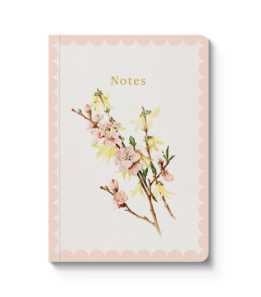 [OD-SN-KA-5-A6-612227] Kaleido A6 Textured Soft Cover Notebook-Spring Blossom  