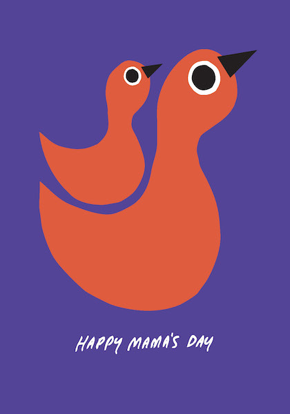 [BB-CMD-0640] Card-Mama Bird