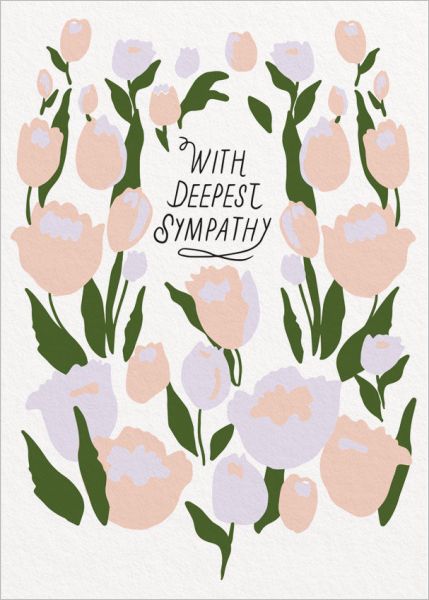 [OD-C-HAR09815] Card-Floral Deepest Sympathy