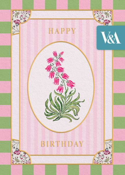 [OD-C-VA12599] Foil Card-Pink Campanula