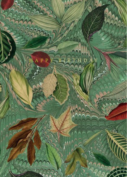 [OD-C-MK12052] Foil Card-Leaves