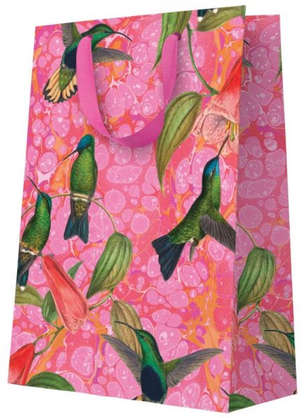[OD-WBL-KG12124] Gift Bag Large-Marble Hummingbird