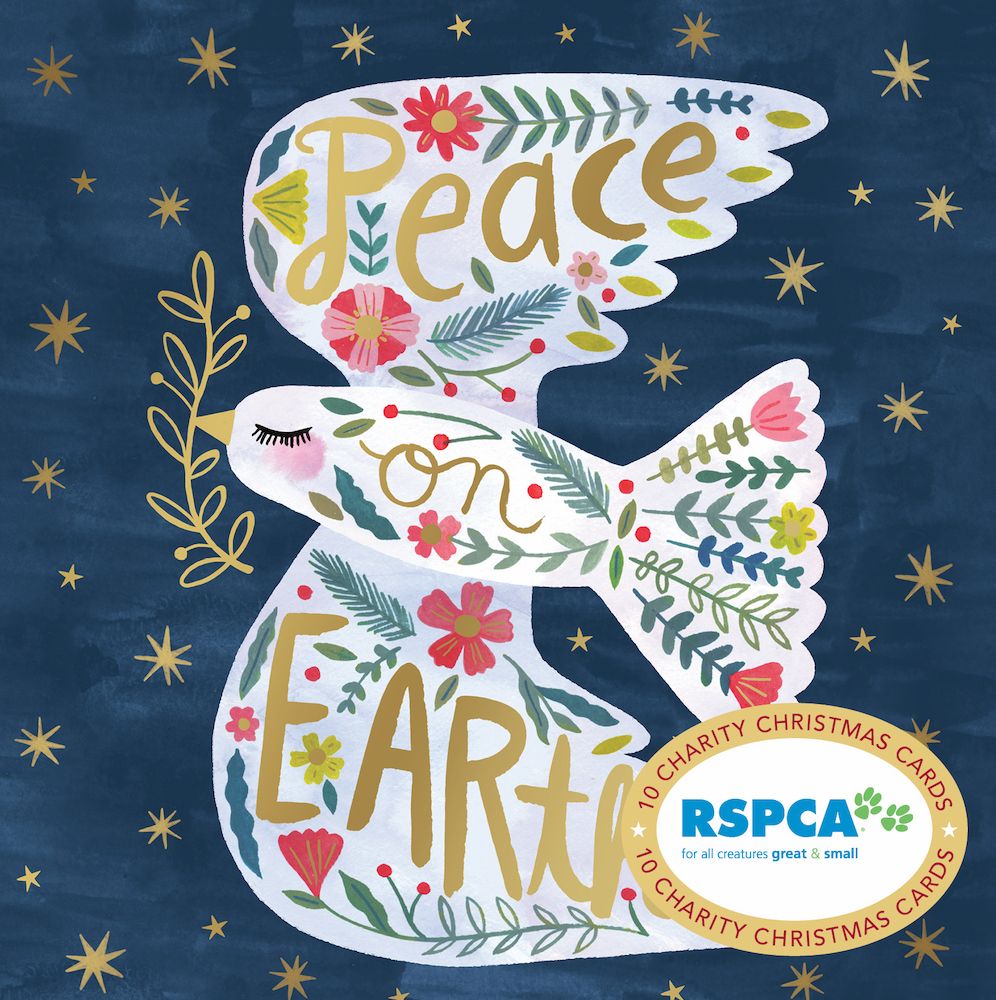[VE-XCP25008] Christmas Card Wallet-RSPCA-Peace On Earth