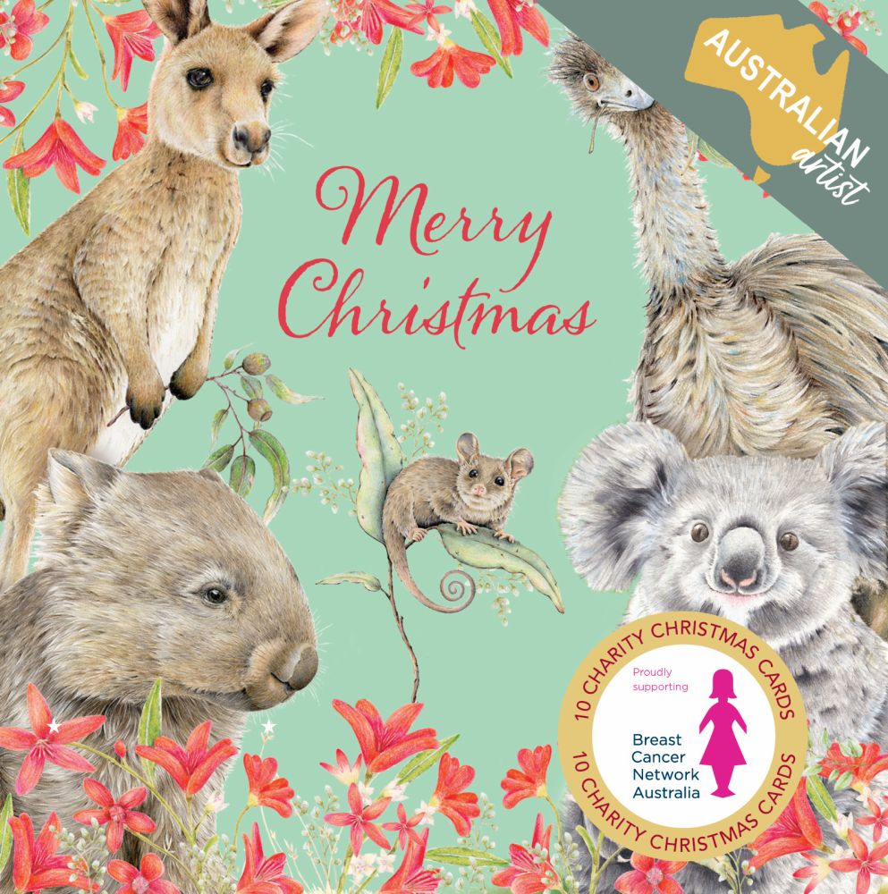 [VE-XCP25009] Christmas Card Wallet-BCNA-Animal Greetings