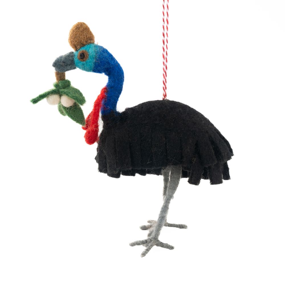 [GI-XD-DAUB009] Charity Decoration-Felt Cassowary Clara