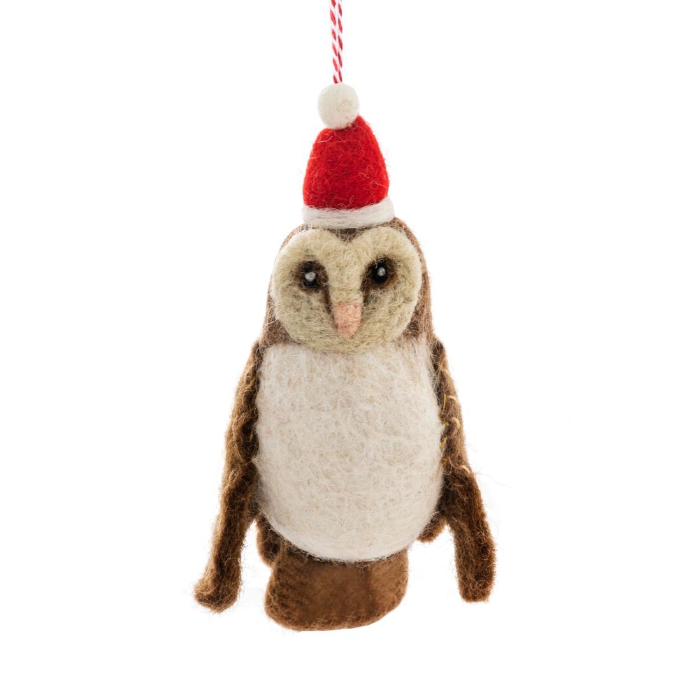 [GI-XD-DAUB011] Charity Decoration-Felt Barn Owl Owen