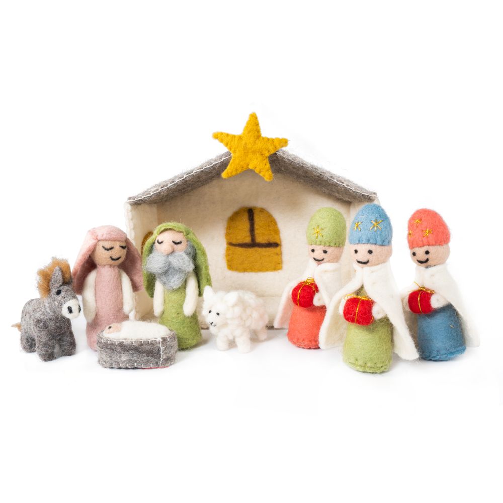 [GI-XD-SNY003] Charity Decoration Set-Felt Nativity Scene