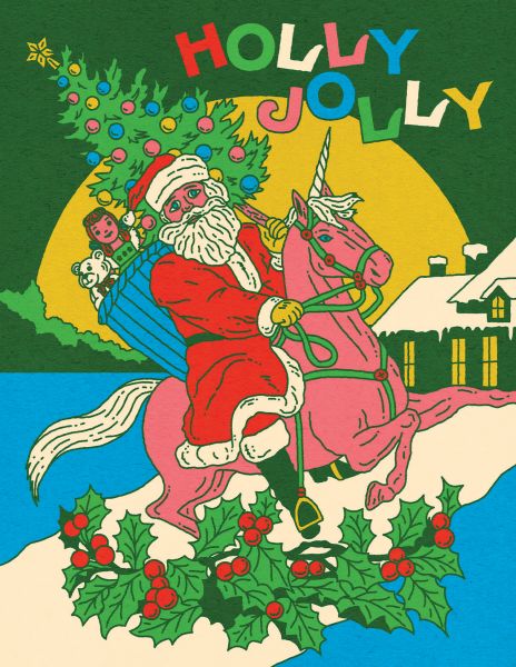 [RC-XC-AMC3144] Card-Holly Jolly