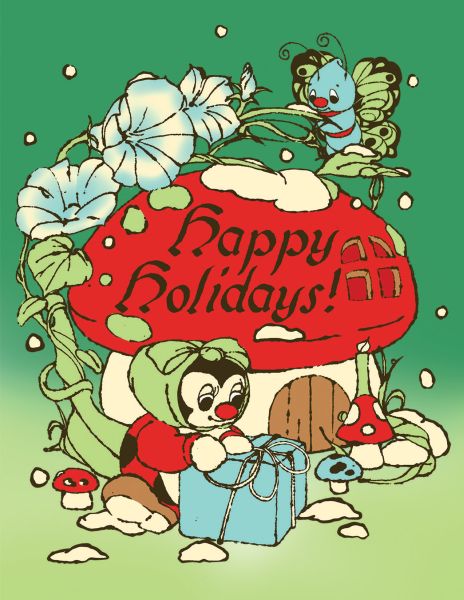 [RC-XC-BAY3141] Card-Happy Holidays