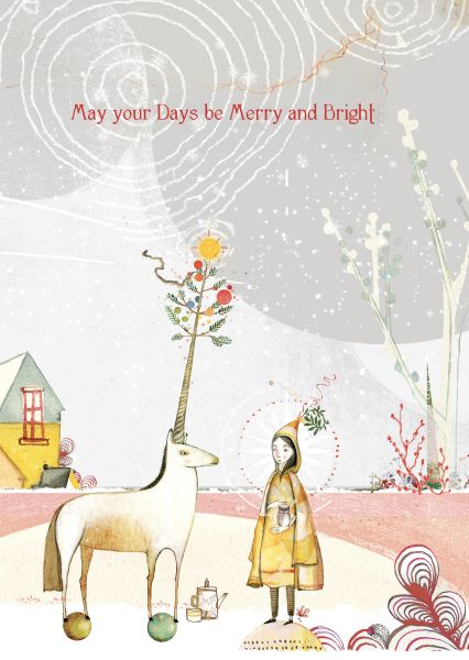 [SB-XC-394] Card-Merry and Bright