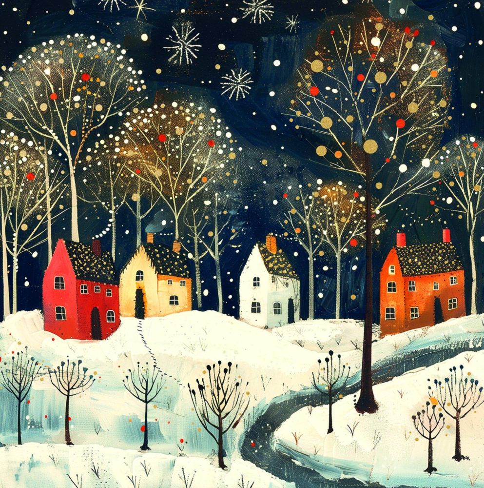 [AM-XCP-0154] Card Pack of 6-Evening Shimmer