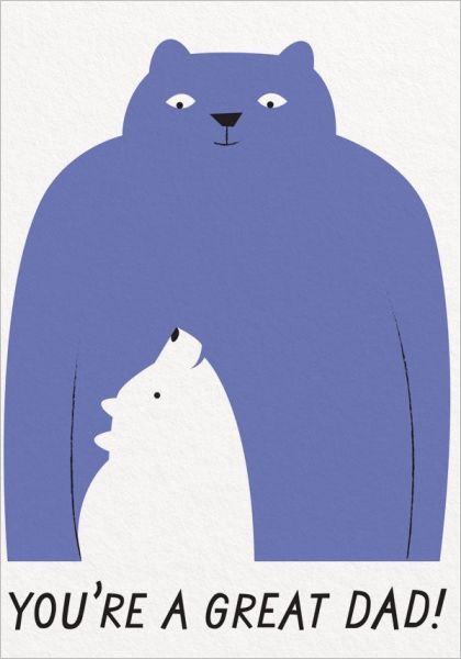[OD-C-BAN10808] Card-Great Dad Bears