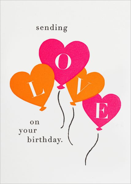 [AV-C-QP713] Card-Birthday Love