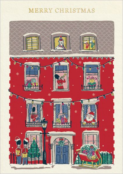 [CK-XC-12816] Card-Merry Christmas House