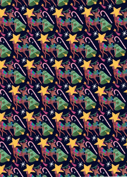 [HC-XW-012] Wrap-Reindeer Candy Cane