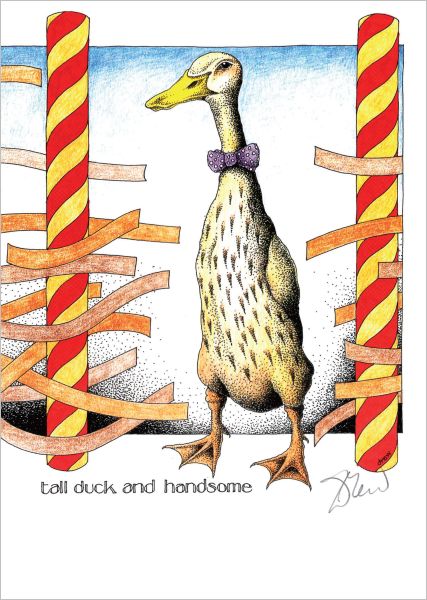 [SI-C-049] Card-Tall Duck And Handsome