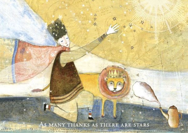 [SB-C-476] Card-Thank You Stars