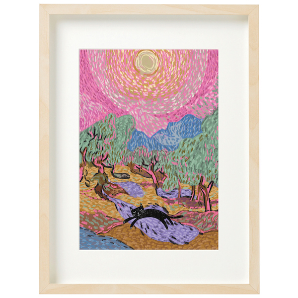 [NG-LW-069] Art Print-Vincat Olives