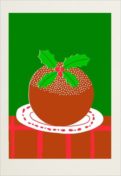 [AV-XMC-XP135] Mini Card-Christmas Pudding
