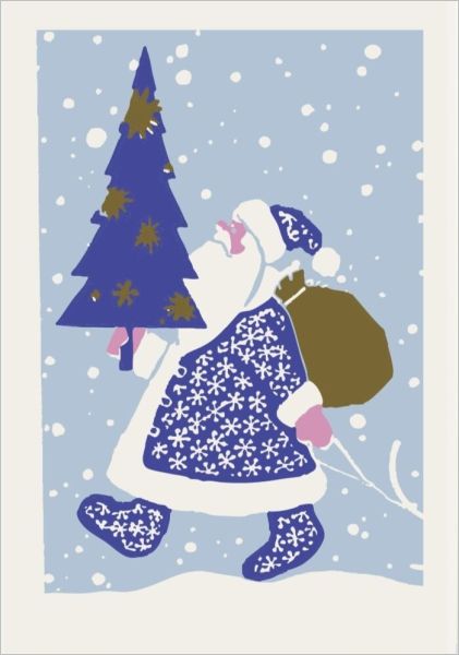 [AV-XMC-XP133] Mini Card-Santa Strolling