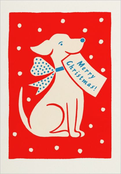 [AV-XMC-XP130] Mini Card-Christmas Dog