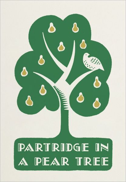 [AV-XMC-XP129] Mini Card-Partridge in a Pear Tree