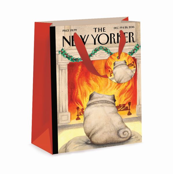 [NY-XWBM-007] Gift Bag Medium-Pug By Fire