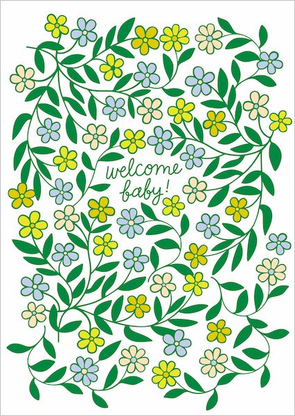 [GT-C-BA479] Card-Welcome Baby