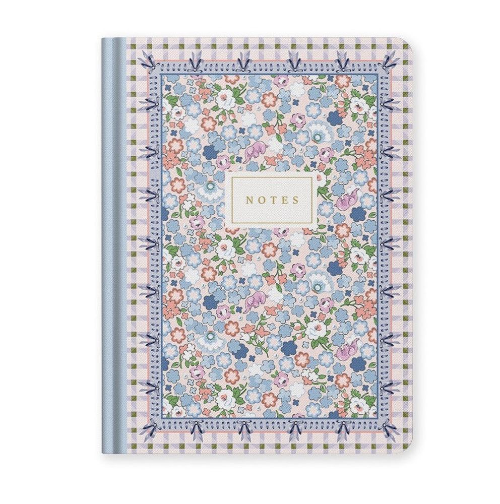 [CK-SN-2-B6-13171] B6 Premium Hard Cover Notebook-Cream Dreamy Ditsy Check