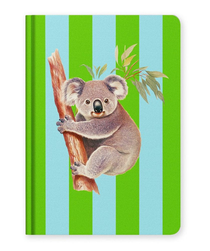 [OD-SN-KA-1-A5-12834] Kaleido A5 Premium Hard Cover Notebook-Stripe Koala