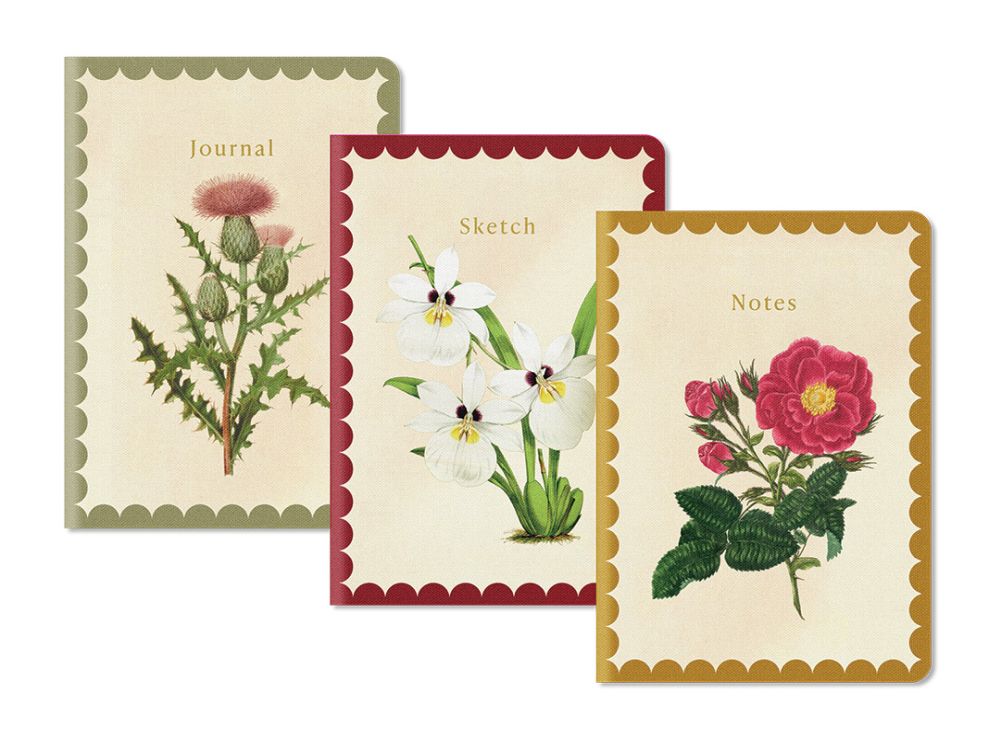 [OD-SN-KA-4-A5-S-12901] Kaleido Medium Notebook Set-Natural World