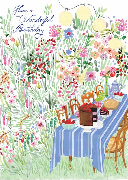 [RD-C-BD112] Card-Garden Party