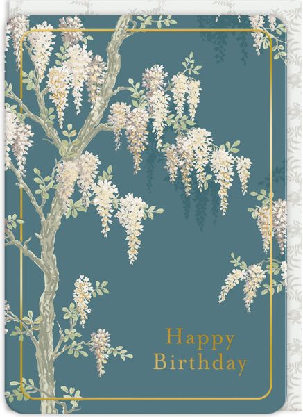 [LA-C-13136] Foil Card-Wisteria Garden