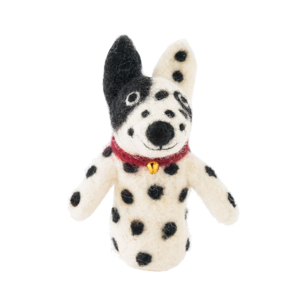 [GI-FP-OA003] Finger Puppet-Felt Dog Spot