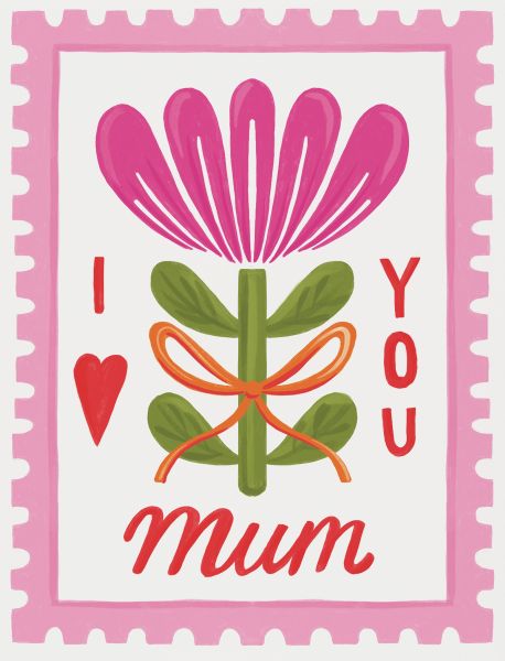 [RC-CMD-LAR3057] Card-Mum Stamp