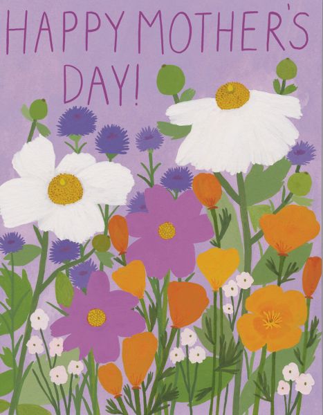 [RC-CMD-PUG3048] Card-Mother's Day Poppies