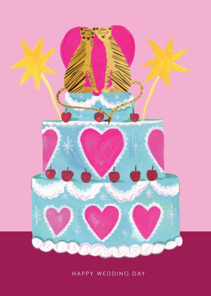 [HC-C-470] Card-Wedding Cake