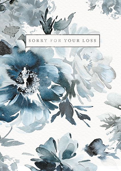 [AL-PH0436] Foil Card-Sympathy Floral